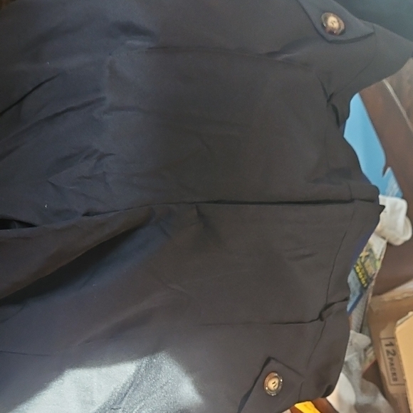 Black Buttoned DRESS WORK Jeans BRAND NEW - Picture 1 of 3